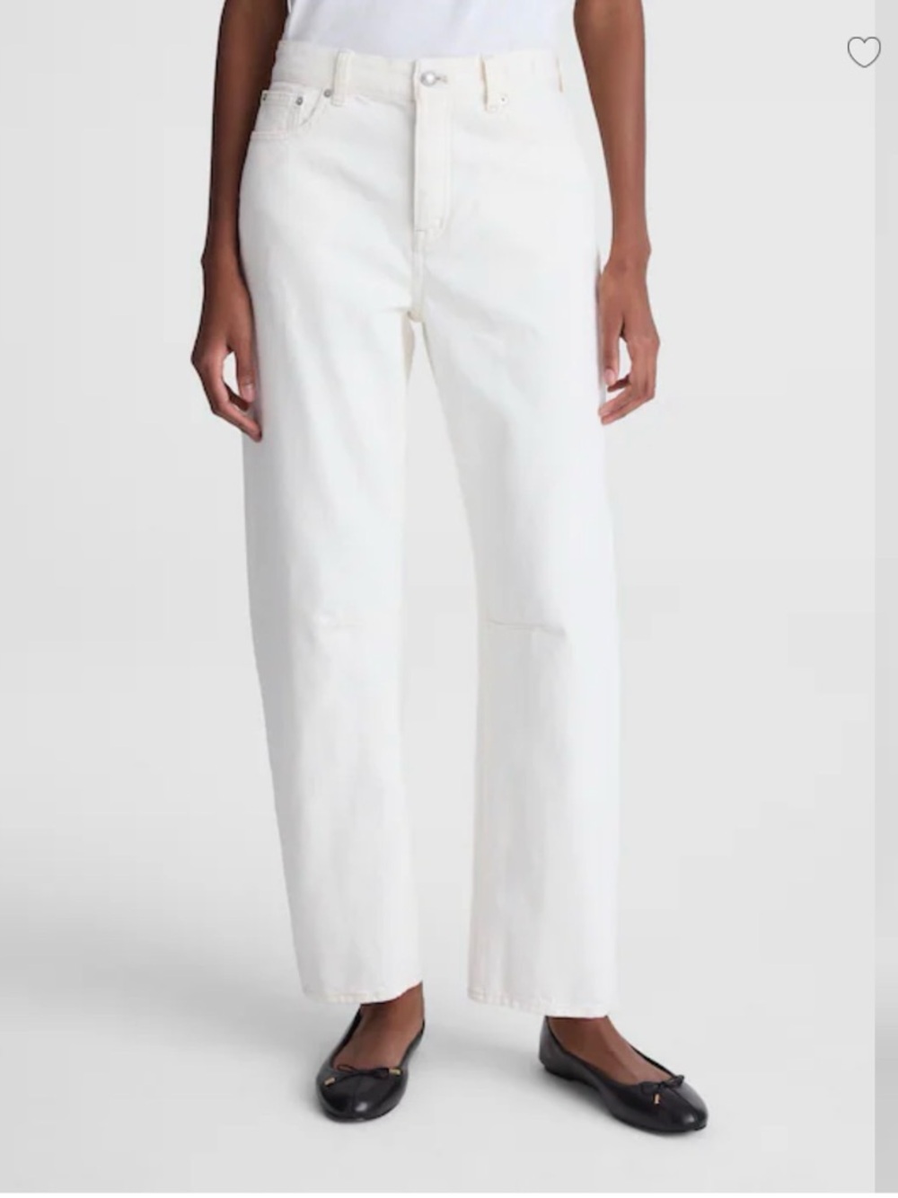 Madewell the darted barrel leg jean in vintage canvas